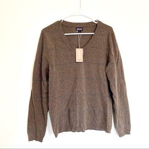 Patagonia W Recycled Cashmere V-Neck sweater M